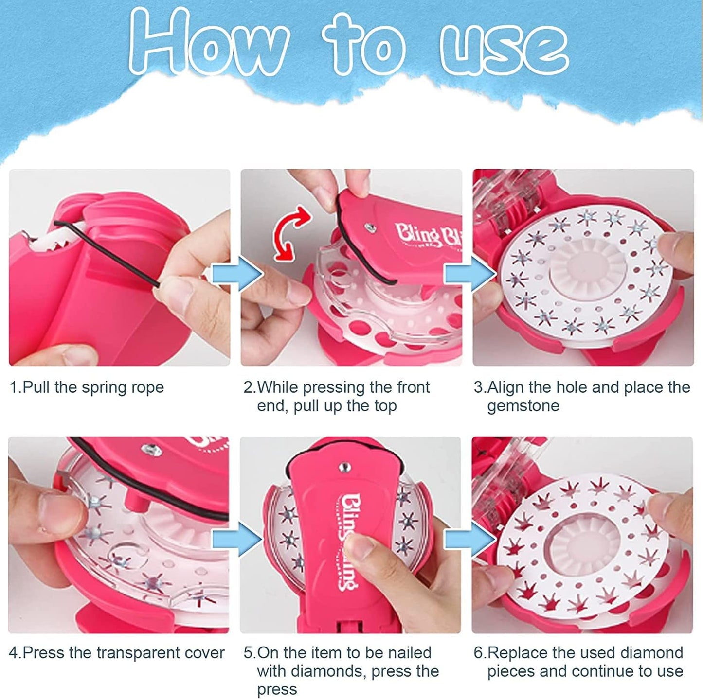 Glam Hair Gem Styling Kit