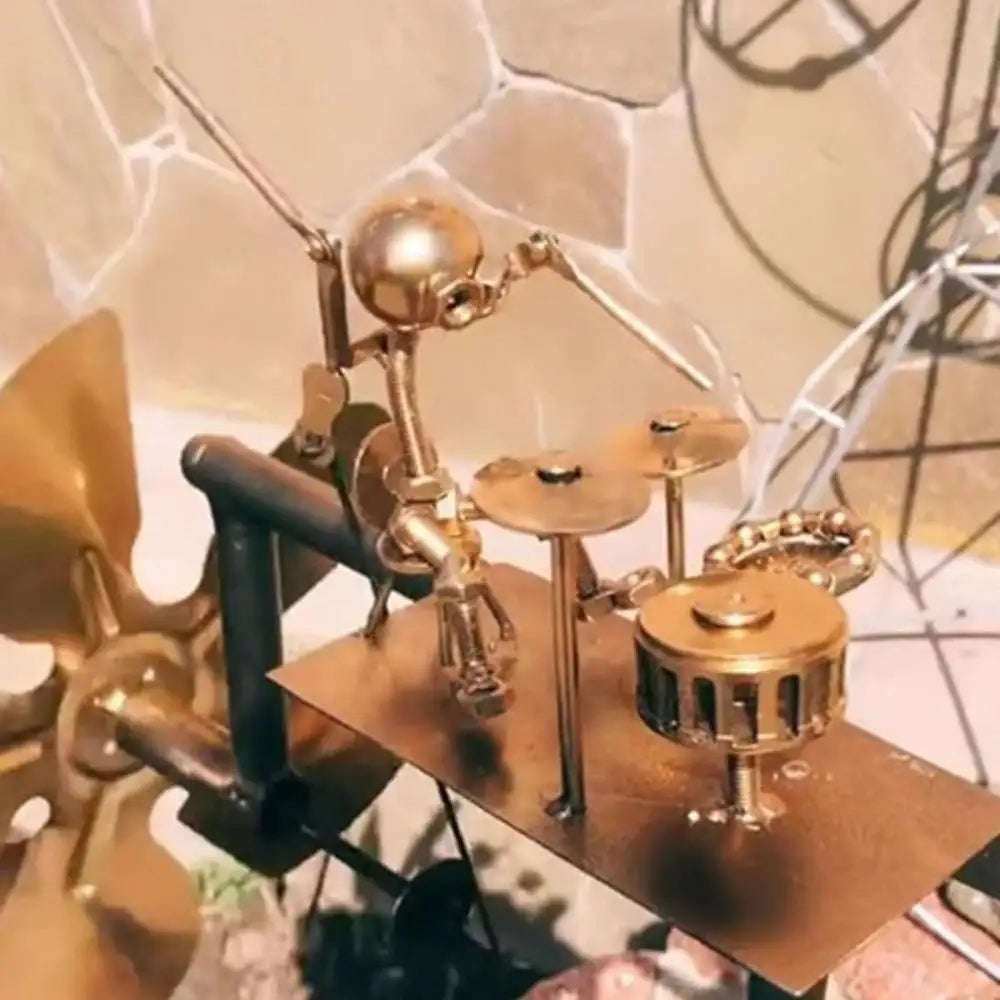 Glorex™ WindBeat Rockmill | Handmade Metal Music Wind Spinner