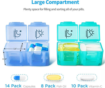 Monthly MedMate Compact Pill Organizer