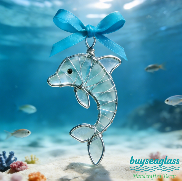 Handwrapped Sea Glass Ocean Charms