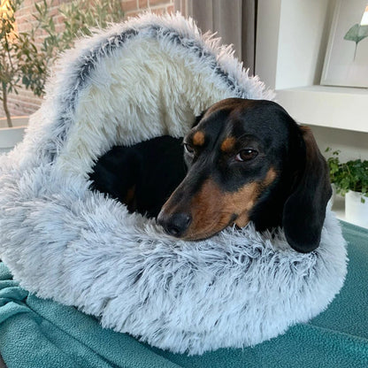 CozyNook Snuggle Den Pet Bed