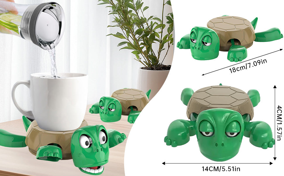 Don’t Let Your Mug Sit Alone – Add a Hilarious Turtle Coaster! 🐢