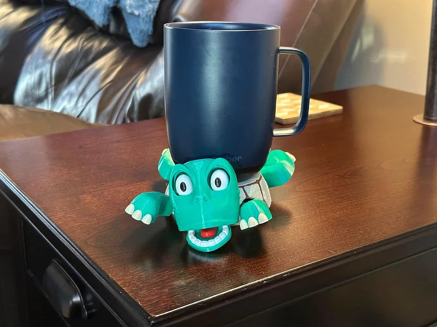 Don’t Let Your Mug Sit Alone – Add a Hilarious Turtle Coaster! 🐢