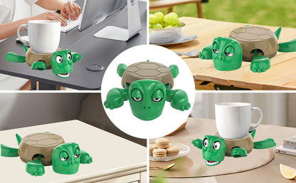 Don’t Let Your Mug Sit Alone – Add a Hilarious Turtle Coaster! 🐢