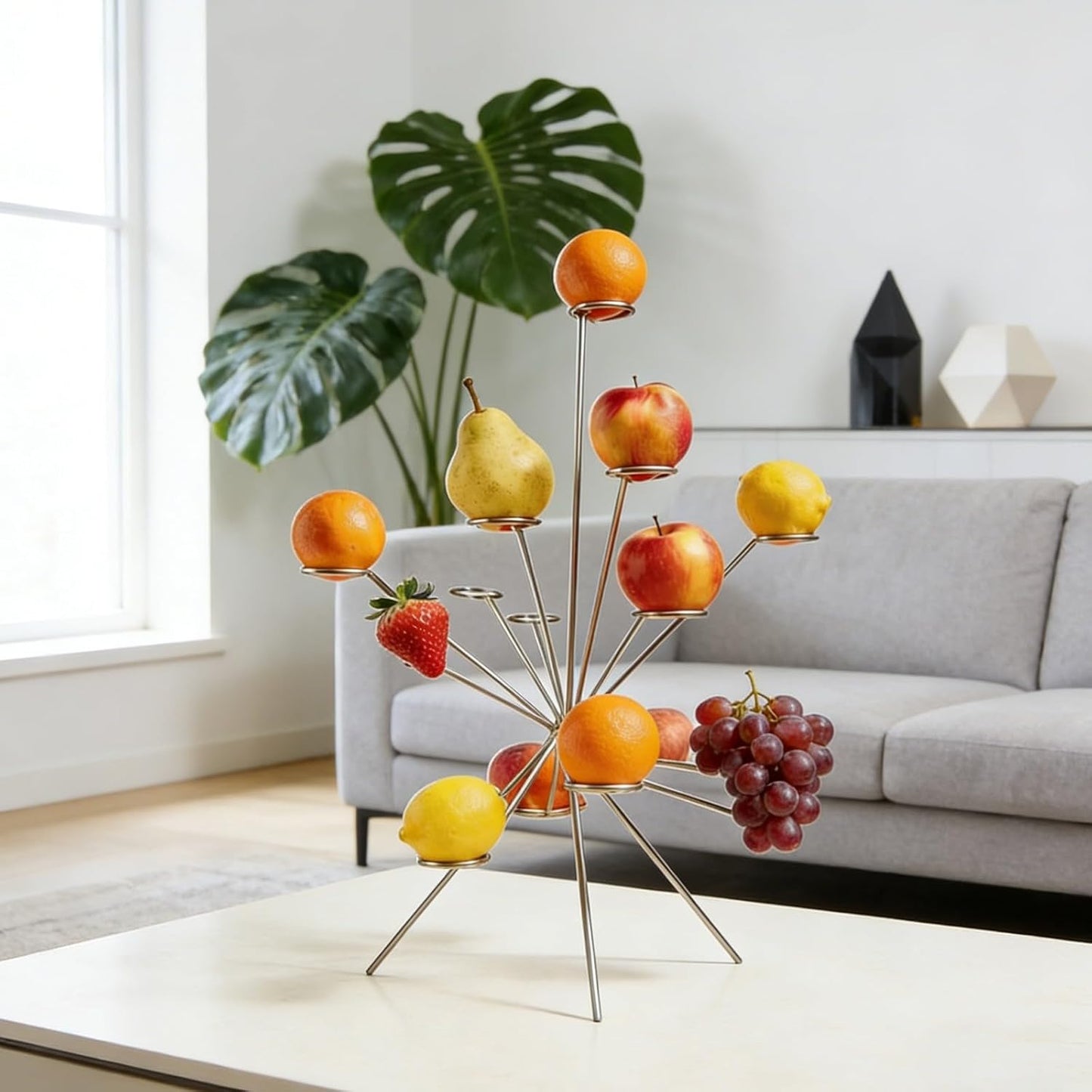 Exploded Sculptural Fruit Bowl Centerpiece