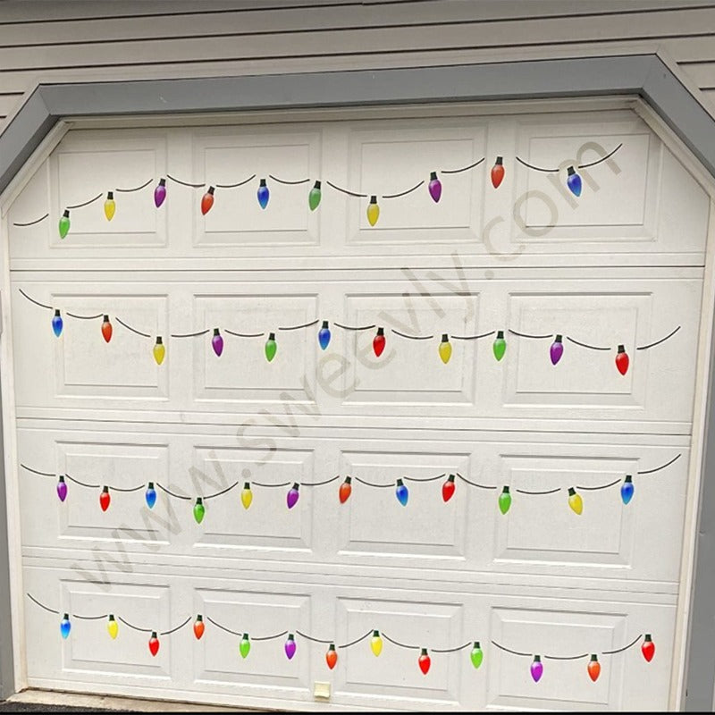 Reflective Holiday Bulb Magnets