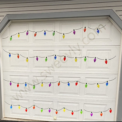 Reflective Holiday Bulb Magnets