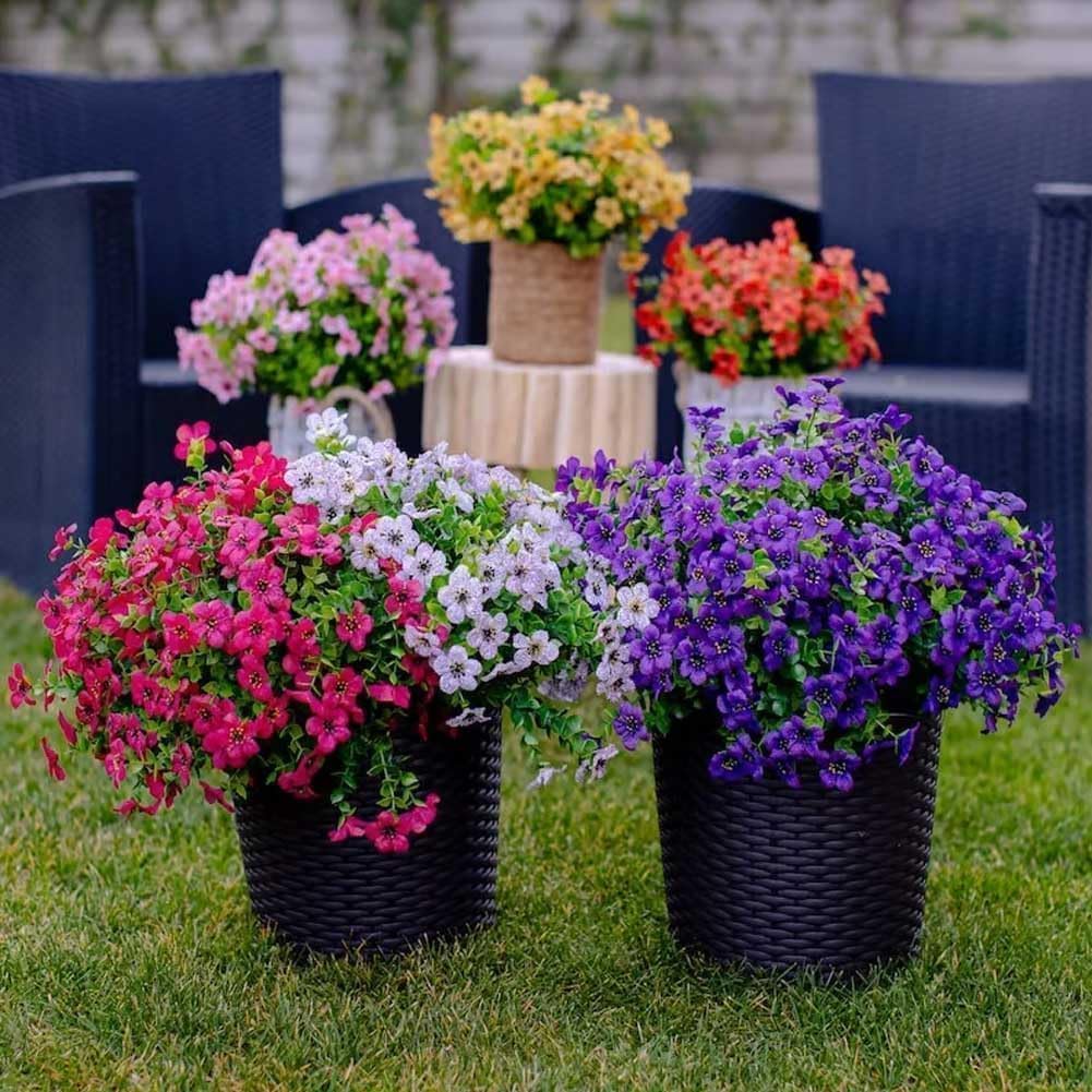 🔥Last Day 50% OFF🔥Realistic UV-Resistant Outdoor Flowers – Zero Maintenance -1 Bundle