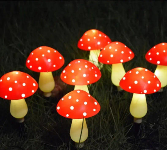 Add an extra glowing mushroom  — perfect for expanding your garden path!